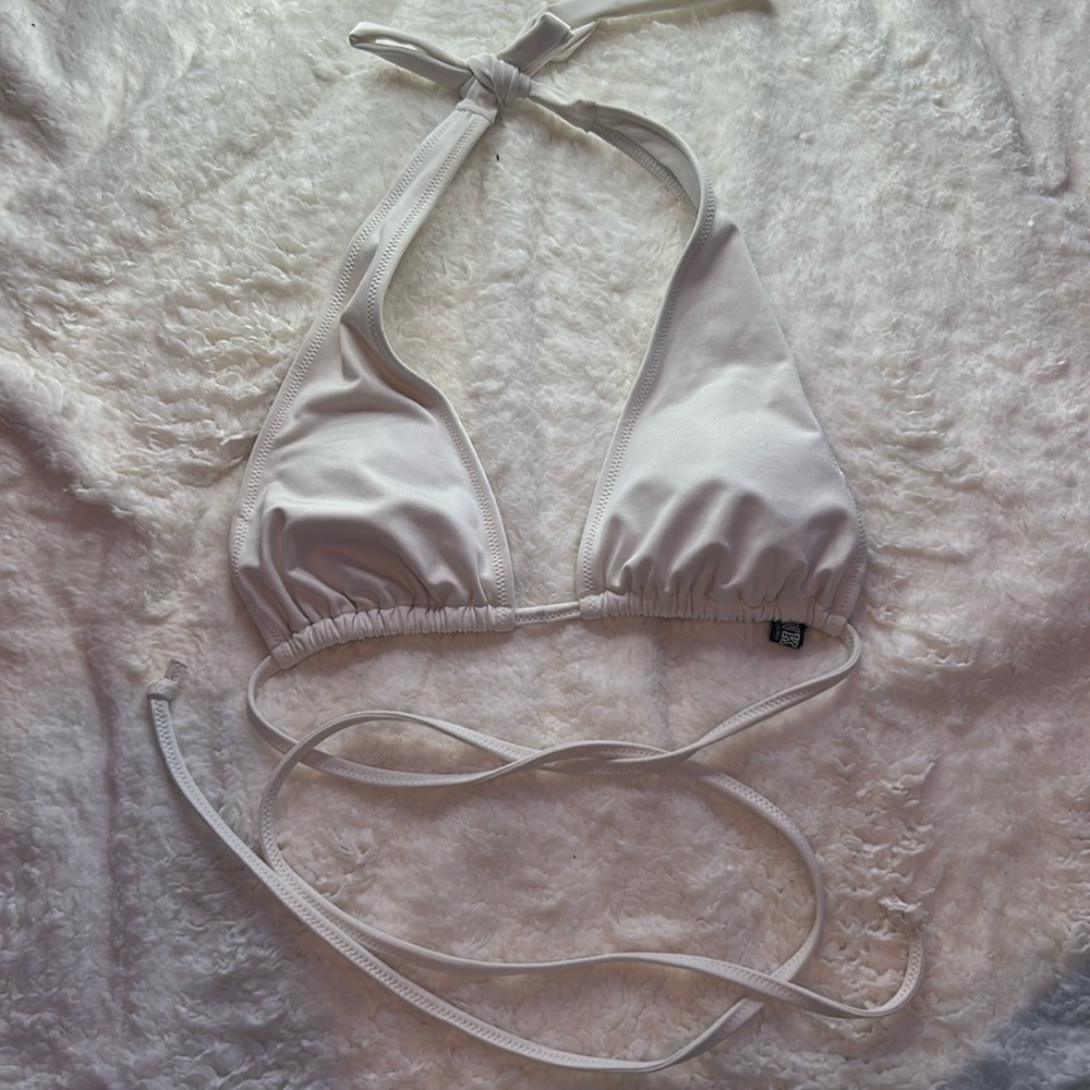 Pink bathing suit top